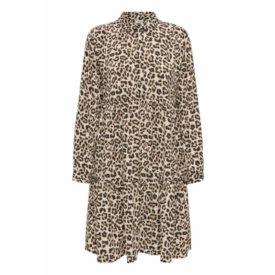 Afbeelding van JDY Jdypiper NOOS Blousejurk, Dames, Maat: 34, Pumice stone
