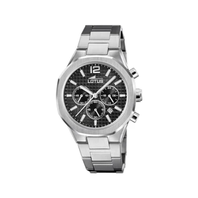 Afbeelding van Lotus Excellent Chronograaf, Heren, Maat: One Size, Black