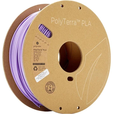 Afbeelding van Polymaker 70853 PolyTerra PLA Filament kunststof 2.85 mm 1000 g Lila (mat) 1 stuk(s)