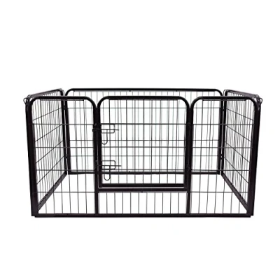Afbeelding van PawHut Welpenauslauf Welpenfreigehege Freigehege Laufstall Laufgitter Welpenzaun 70 x 80 cm