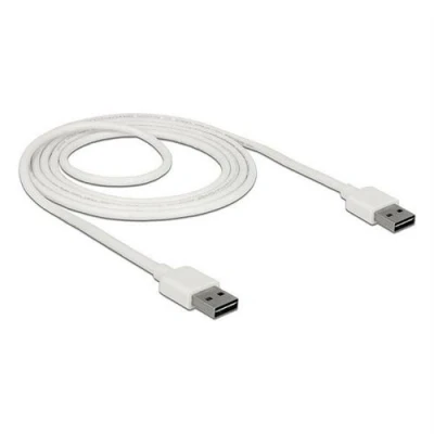 Image de Delock Easy Câble USB (M) reversible pour 2.0 1 m blanc