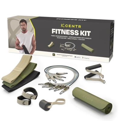 Afbeelding van Centr Fitness Kit Beige TPE Nylon