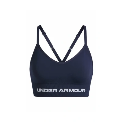 Afbeelding van Under Armour Vanish Seamless LOW Sportbh met light support Washed navy, Dames, Maat: XS, navy