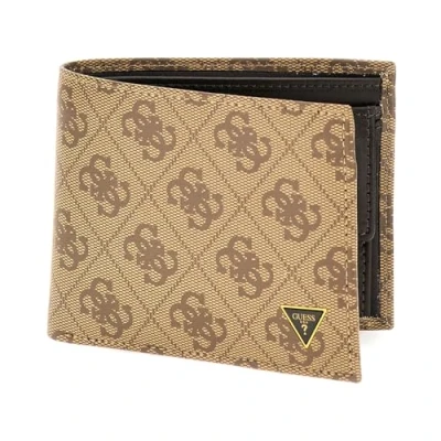 Afbeelding van GUESS Mythe Billfold Coin Wallet Beige/Bruin