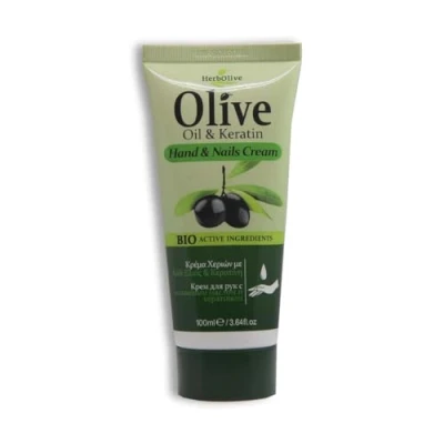 Afbeelding van HerbOlive Handcrème Olijfolie &amp; Keratin *Hand Nagels* 100ml