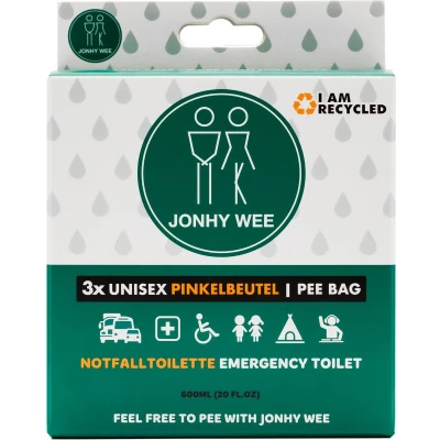 Afbeelding van Jonhy Wee Noodtoilet, 3 stuks
