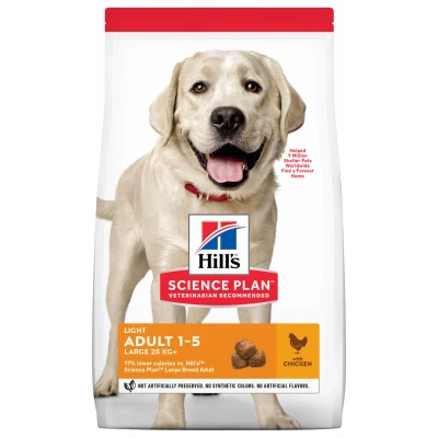 Afbeelding van Hill&#039;s Canine Adult Light Large Breed Kip Hondenvoer 18 kg
