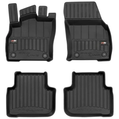 Afbeelding van M MOTOS rubberen vloermatten voor Audi Q3 Sportback vanaf 2019 Maak autorijden comfortabeler met de zwarte antislip auto mat 3D Vloermat alle weersomstandigheden, bescherming tegen vuil