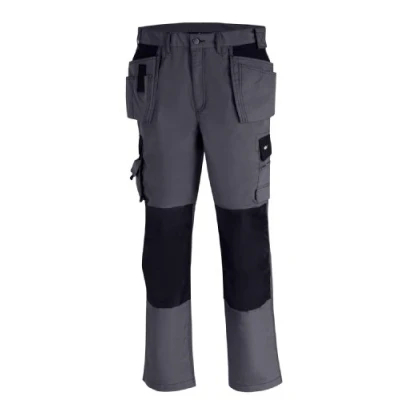 Afbeelding van teXXor 4317 52 Panama Canvas werkbroek, grijs/zwart,
