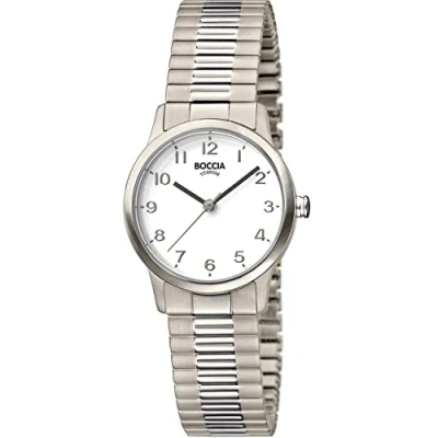 Afbeelding van Boccia Titanium 3318.01 Dames Horloge 26 mm