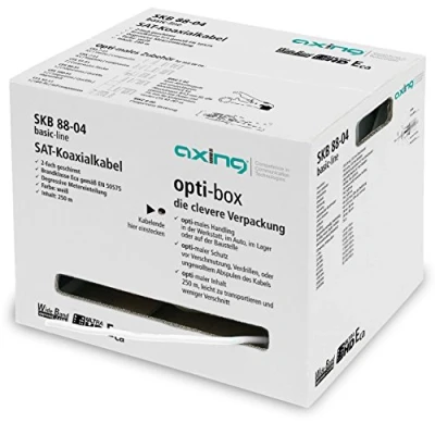 Afbeelding van Axing SKB08804 coax kabel No Nee 250 m Wit