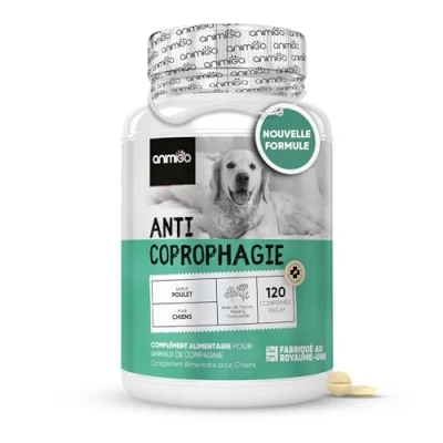 Afbeelding van Coprofagie tabletten Voor Honden 120 Tegen eten van ontlasting Bevat Kipsmaak Verrijkt met Peterselie en Kamille een Frisse Adem animigo