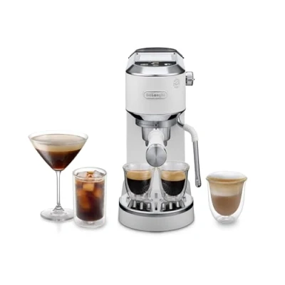 Afbeelding van DeLonghi Dedica Duo EC890.WI Espresso Coffee Machine White