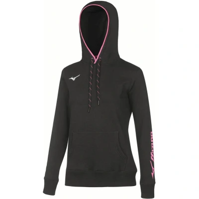 Image de Mizuno Wom Sweat Hoodie Chaussures De Fitness Noir Femme Taille S