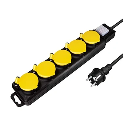 Afbeelding van LogiLink stekker omlijsting 5 lade ,5xCEE 7/3,m.schakelaar,Outdoo