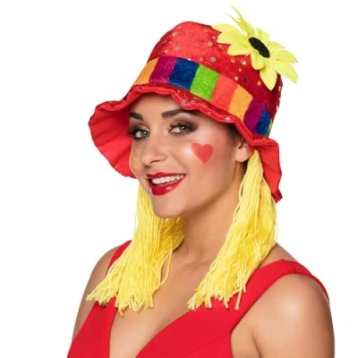 Afbeelding van Boland Hoed Clara Multi 59 Volwassenen Vrouwen Clown Circus