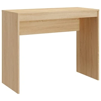Afbeelding van Bureau 90x40x72 cm bewerkt hout sonoma eikenkleurig