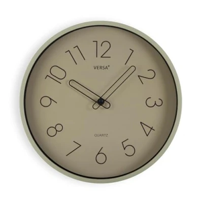 Afbeelding van Muurklok Versa Geel Plastic Kwarts 4 x 30 cm