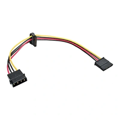 Afbeelding van Molex (m) 2x SATA (v) splitter 0,30 meter