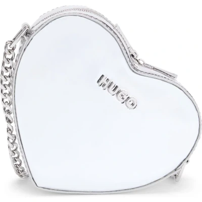 Afbeelding van HUGO LOVE Crossbody Schoudertas, Dames, Maat: One Size, Silver