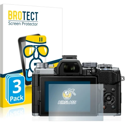 Afbeelding van BROTECT Screenprotector voor Olympus OM D E M5 Mark III Folie Beschermfolie Beschermglas transparant (3 Stuks)