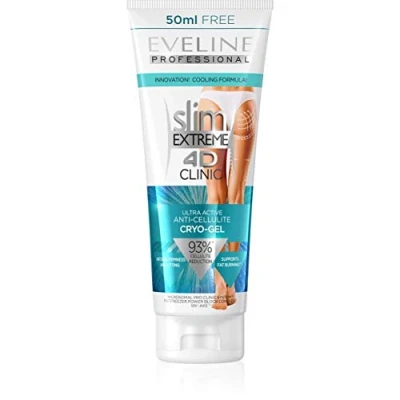 Afbeelding van Eveline Cosmetics Slim Extreme 4D Clinic Ultra Active Anti Cellulitis gel, 250 ml
