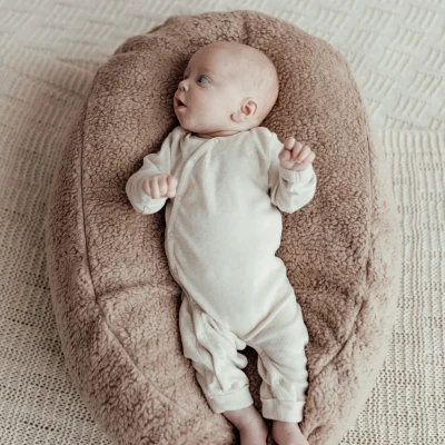 Afbeelding van Relax hoes voor voedingskussen teddy Taupe