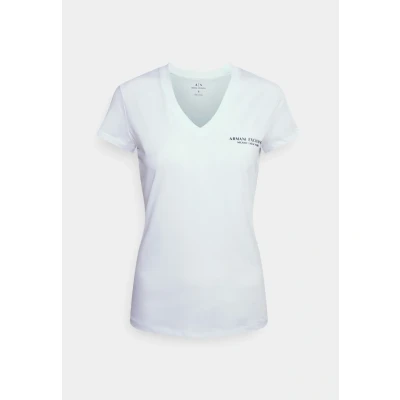 Afbeelding van Armani Exchange Tshirt print, Dames, Maat: Small, White