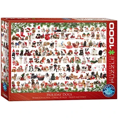 Afbeelding van Eurographics Weihnachtshund Puzzel multicoloured voor kinderen, Maat: One Size, Multi coloured