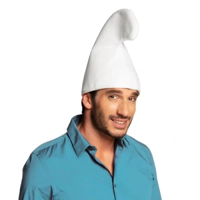 Afbeelding van Boland Hoed Elf Wit 58 Volwassenen Unisex Grappig Fout Fantasy