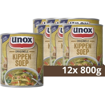 Afbeelding van Unox Stevige Kippensoep 12x0,8l