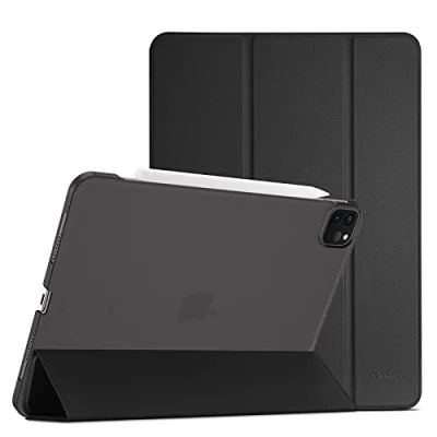 Afbeelding van ProCase Beschermhoes voor iPad Pro 12,9 inch 6e generatie 2022, 5e 2021, 4e 2020, 3e 2018, nieuwe verbeterde hoes, valbestendige beschermhoes, zwart