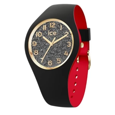 Afbeelding van Ice Watch Horloge, Dames, Maat: One Size, Black glitter chic