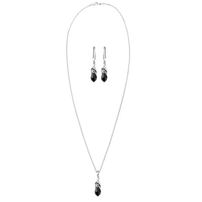 Afbeelding van Elli SET Ketting, Dames, Maat: 45, Schwarz