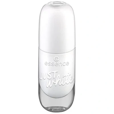 Image de essence cosmetics Vernis à ongles gel n 33 Just Blanc Résultat express Longue durée Couleur intense Brillant Sans acétone, végétalien particules de microplastiques (8 ml)