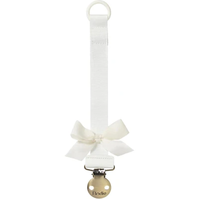 Afbeelding van Elodie Fopspeenketting Speenkoord Fopspeenhouder Speenclip Vanilla White