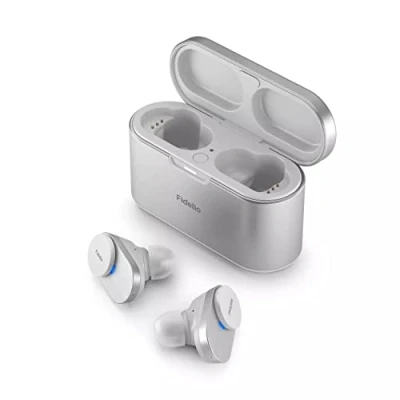 Afbeelding van T1WT/00 Philips Fidelio Pro Plus ruisonderdrukking, draadloze hoofdtelefoon voor volwassenen met microfoon en touch bediening, Bluetooth Multipoint, 48 uur batterijduur, hoogwaardig design