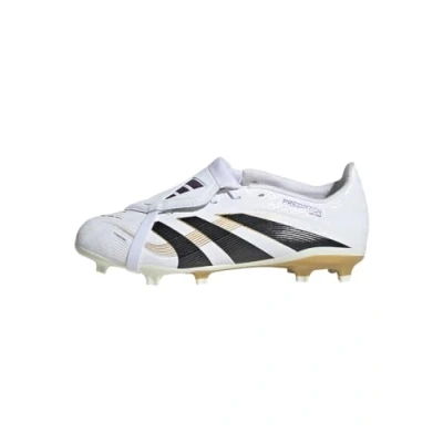 Afbeelding van adidas Performance Predator League Unisex Voetbalschoenen met Kunststof noppen voor kinderen, Maat: 34, White/lucid pink/lucid lemon
