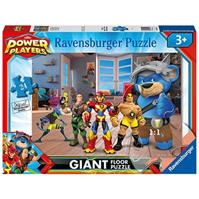 Afbeelding van Ravensburger Giant Floor Puzzle Power Players 24 Teile.