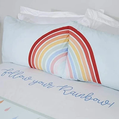 Afbeelding van Dekbedovertrek Rainbow eenpersoons Regenboog dekbed 1 persoons