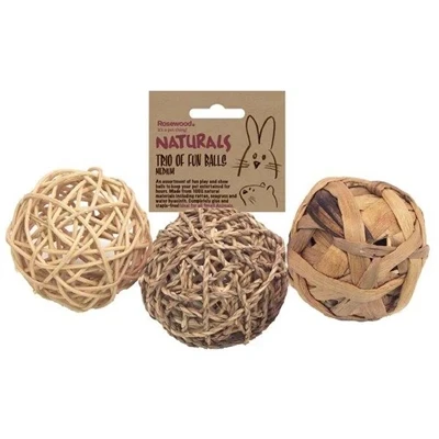 Afbeelding van Rosewood Trio Of Fun Balls MEDIUM 8 CM