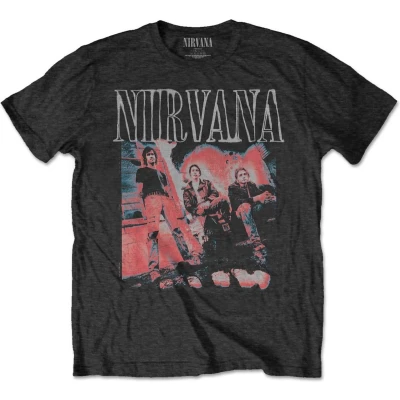 Afbeelding van Nirvana Kris Standing Heren T shirt 2XL Zwart