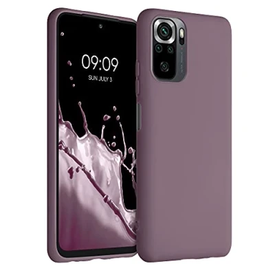 Afbeelding van kwmobile telefoonhoesje geschikt voor Xiaomi Redmi Note 10 / 10S Hoesje smartphone Back cover in druivenblauw