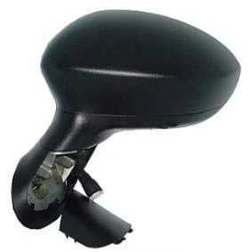 Afbeelding van Buitenspiegel Tyc 309 0064 Links Zwart voor elek. spiegelverstelling, Bol vormig FIAT: Punto III Hatchback, Evo Hatchback