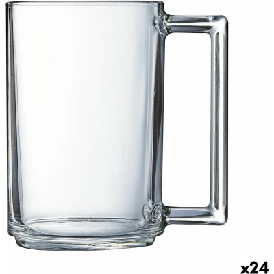 Afbeelding van Kopp Luminarc À La Bonne Heure Transparant Ontbijt Glas (250 ml) (24 Stuks)