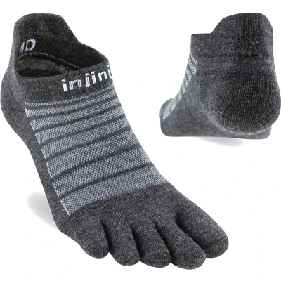 Afbeelding van Injinji Run Lightweight No Show Nuwool Grijs 47 49