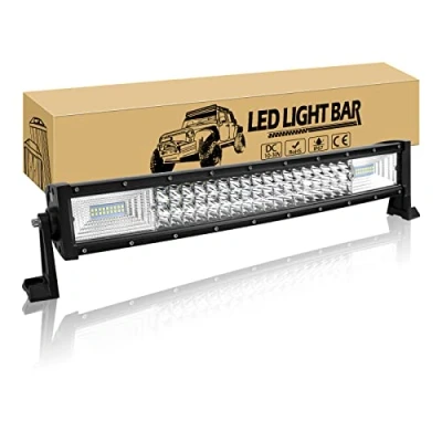 Afbeelding van Willpower 56CM 270W Gebogen Led Lichtbalk 12V verlichting Bar Waterbestendig Rijdende Offroad Lichten Mistlamp Werklampen Light Voor Vrachtwagen Tractor Auto Boot 4x4