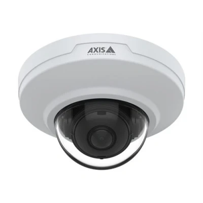 Image de AXIS M3086 V Caméra de surveillance réseau dôme résistant au vandalisme / aux chocs à la poussière l&#039;eau couleur (Jour et nuit) 4 MP 2688 x 1512 iris fixe Focale audio LAN 10/100 MJP
