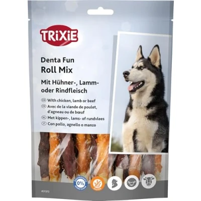 Afbeelding van Trixie Denta Fun Chewing Roll Mix 250 gram