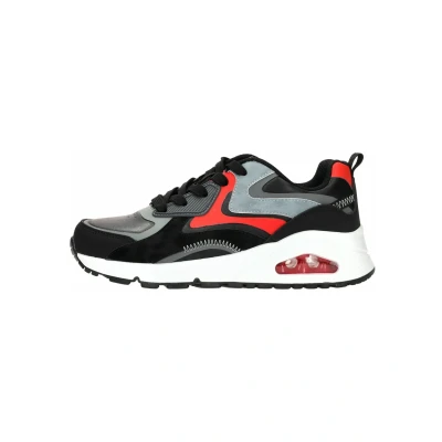 Afbeelding van Skechers Uno Gen1 Color Surge Jongens Sneakers Zwart/Rood Maat 33